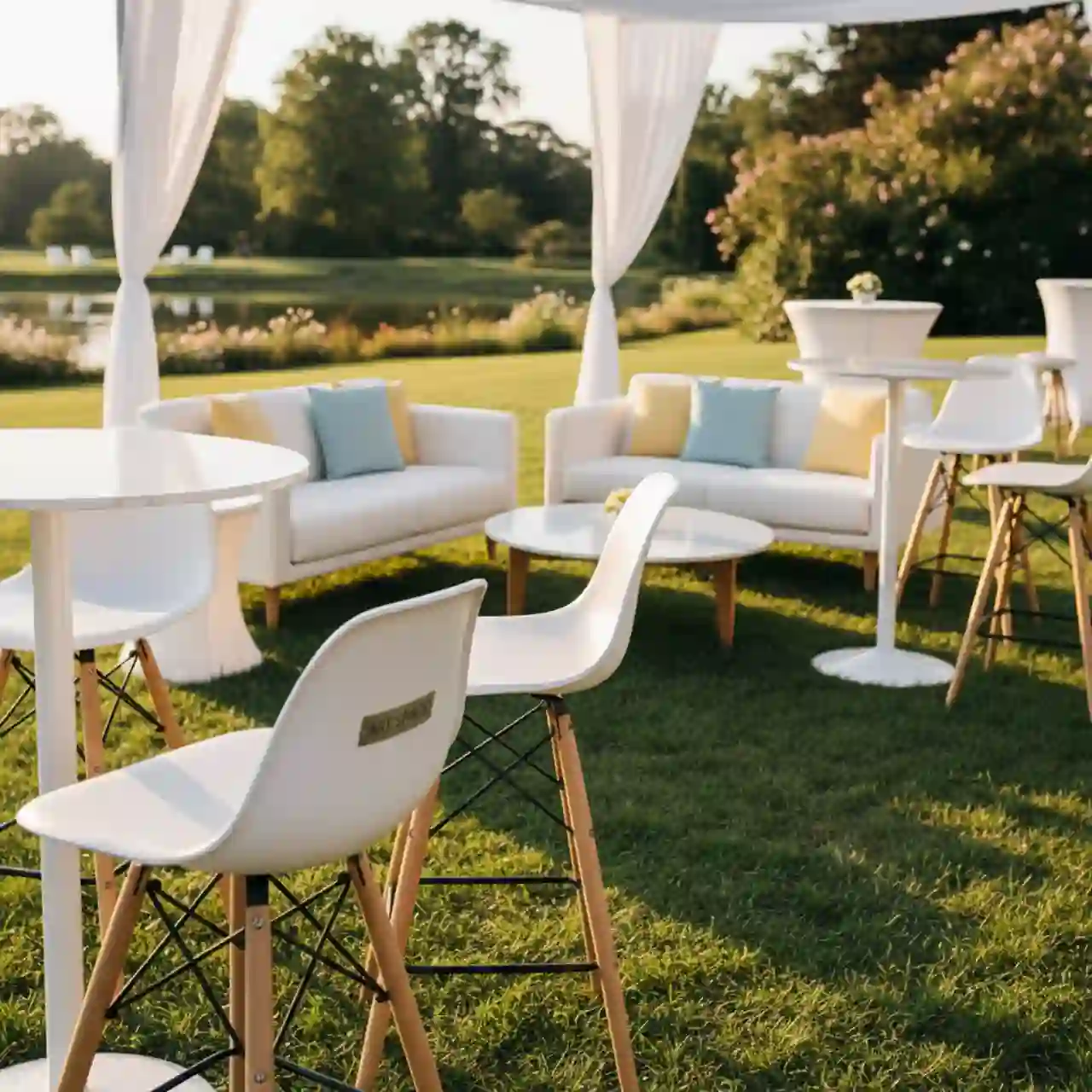 Стул барный дизайнерский Eames стиль DSW white белого цвета