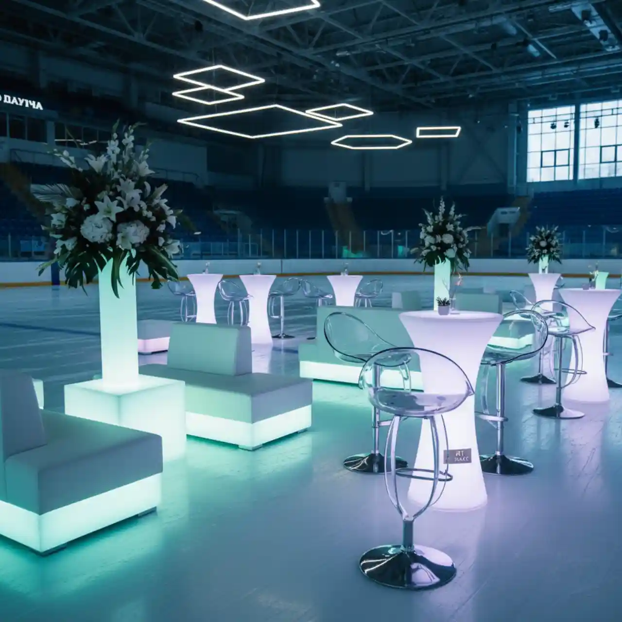 Стул барный LED Chair