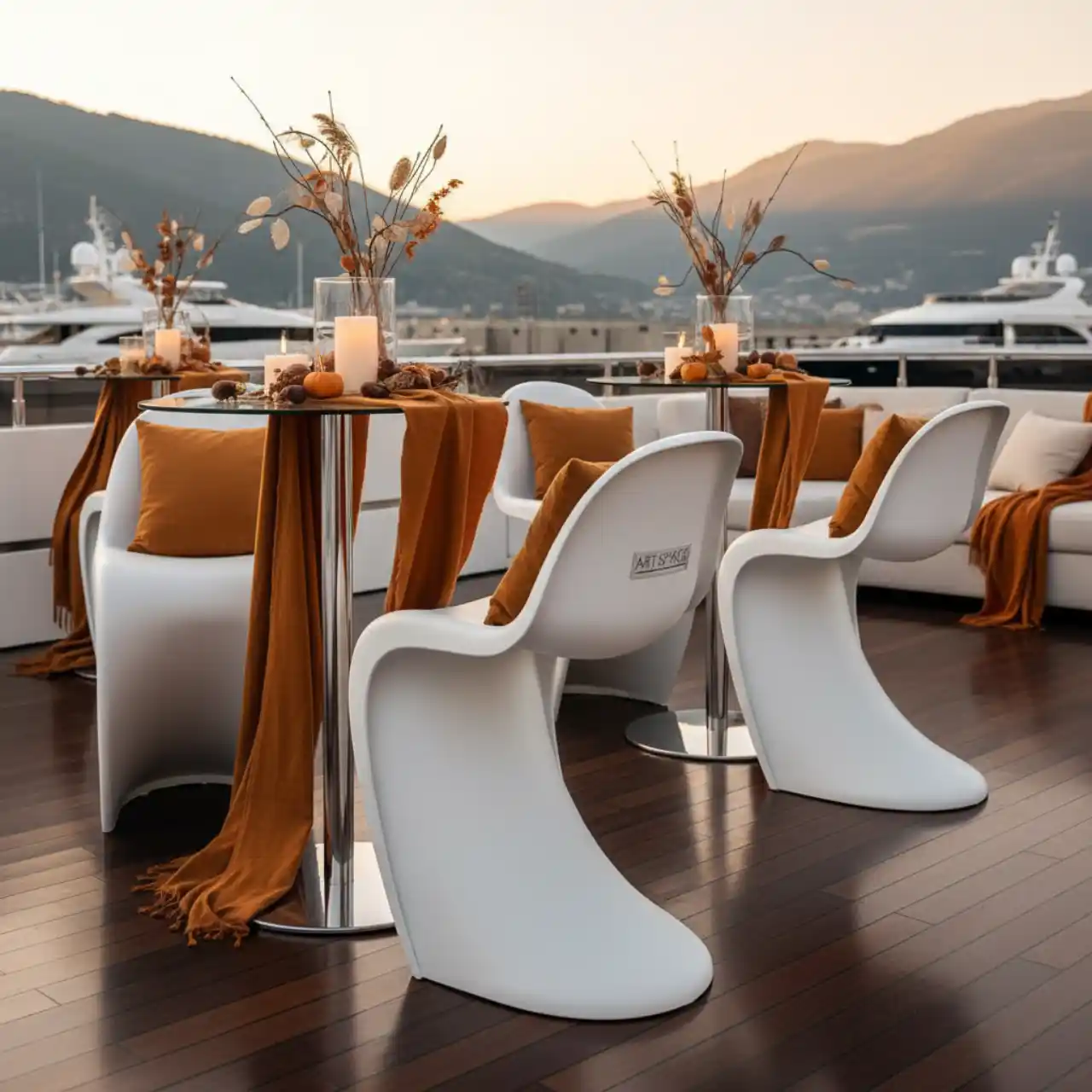 Стул барный Flow белый RAL