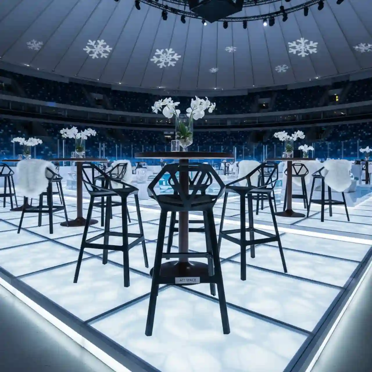 Стул барный Chair One металлический черный