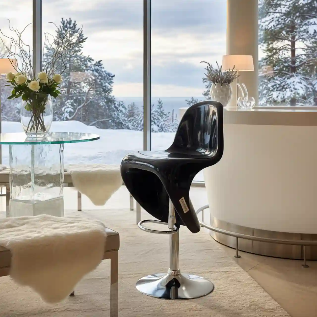 Стул барный Bombo черный