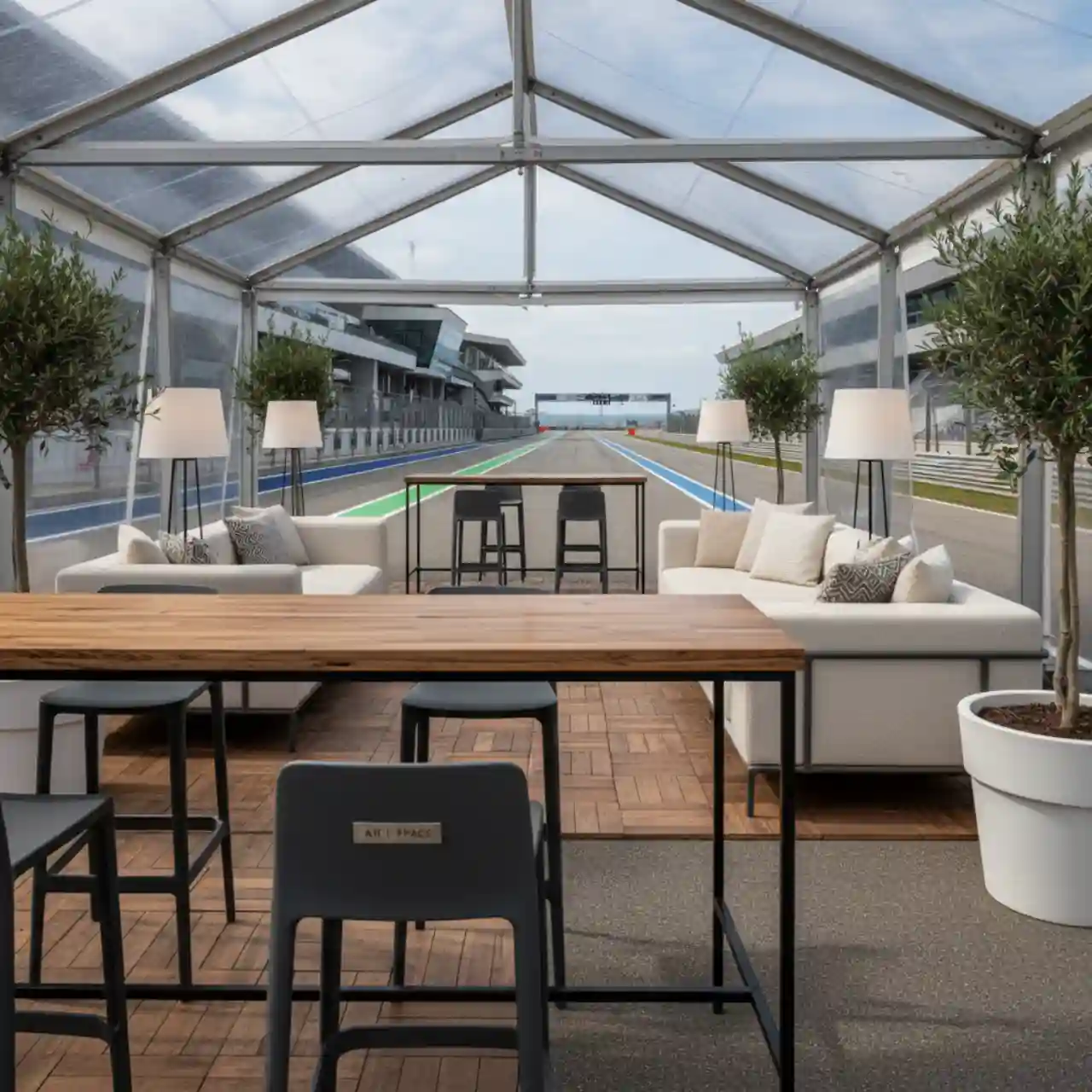 Стул Kuadra полубарный пластиковый