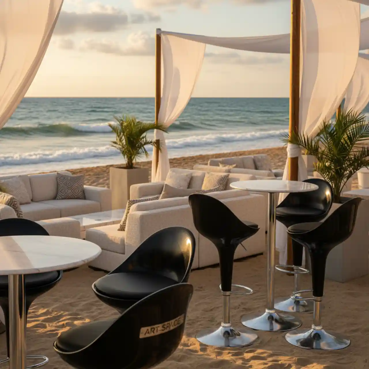 Барный стул черный Bombo Black