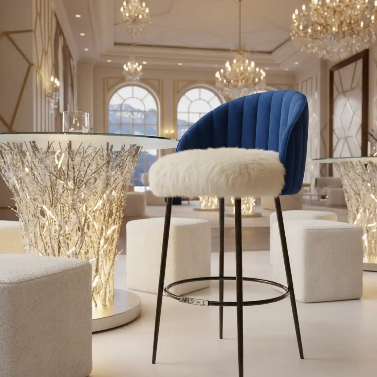 Стул барный Amelia