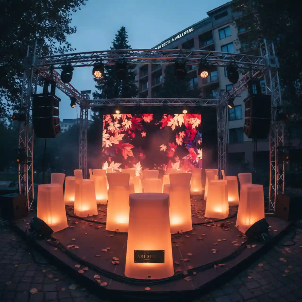 Барный стул светильник