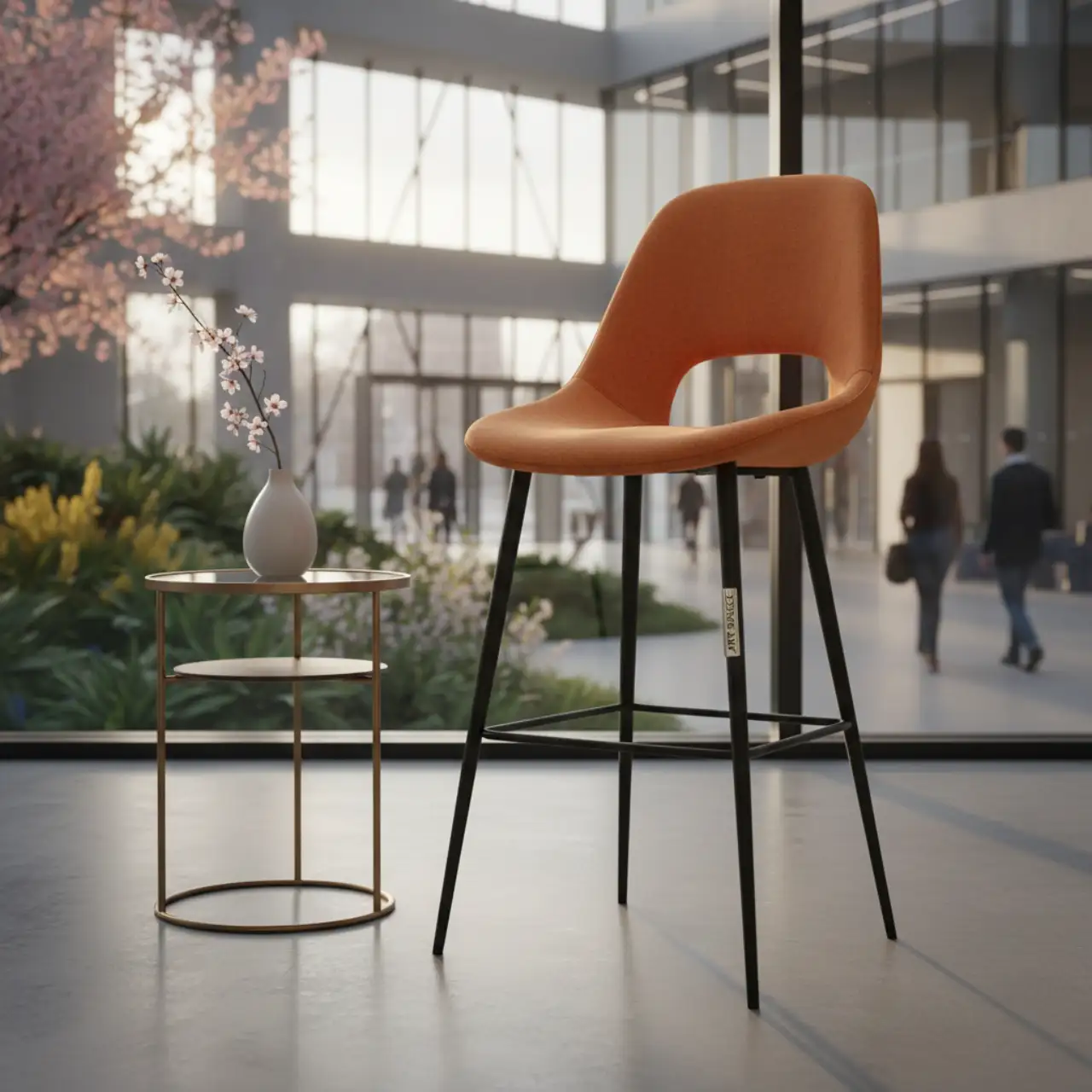 Барный стул Маркус Ван оранжевый