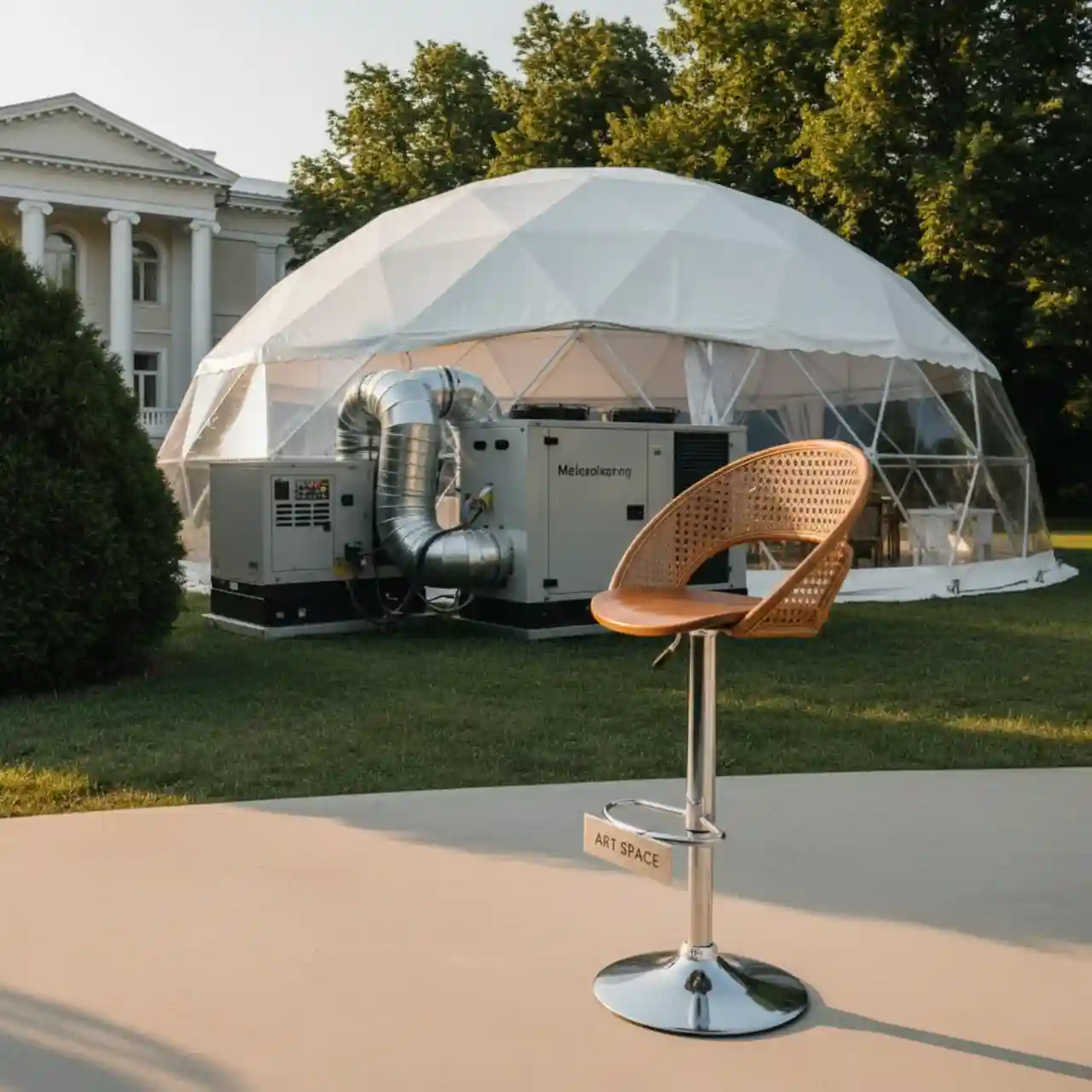 Барный стул с подставкой