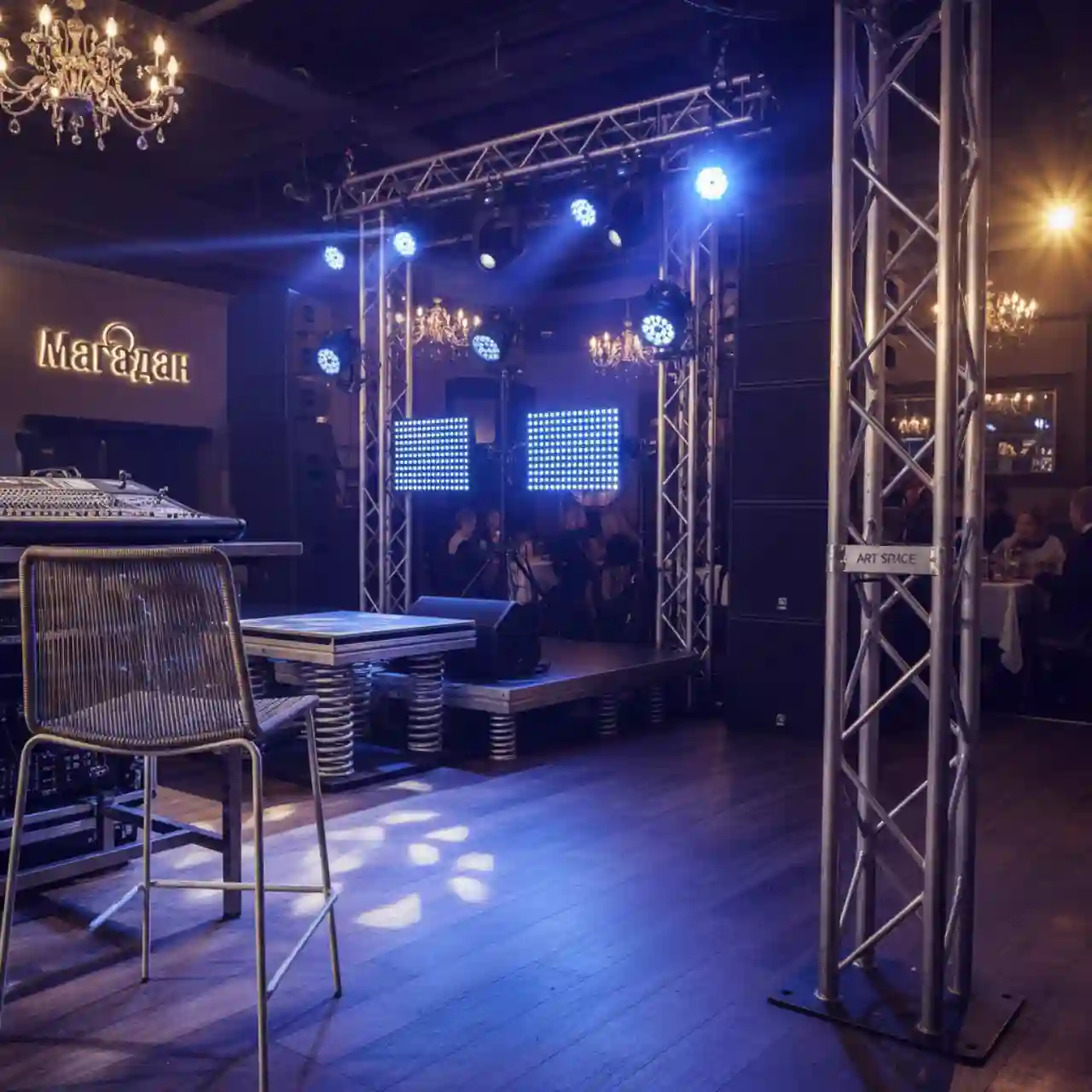 Барный стул Марсель плетеный стальной каркас светло серый