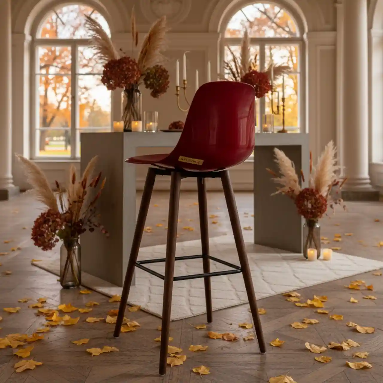 Барный стул красный Eames