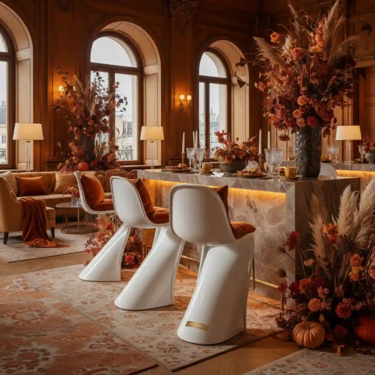 Барный стул белый Barny