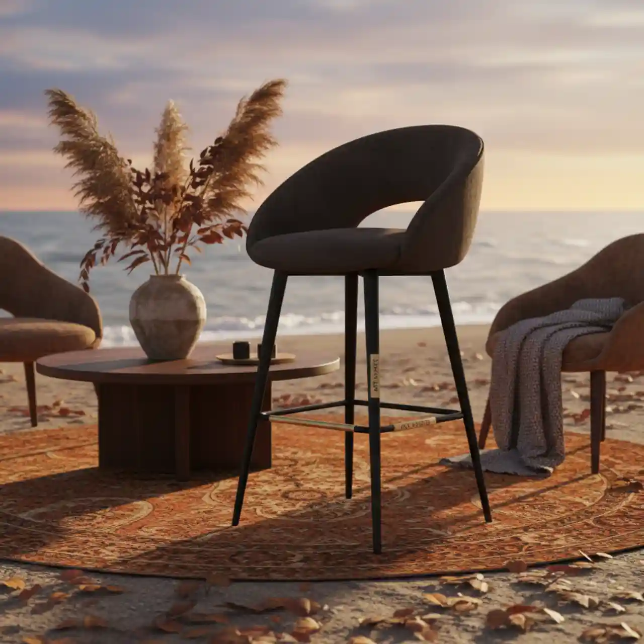 Барный стул Morbido Dark