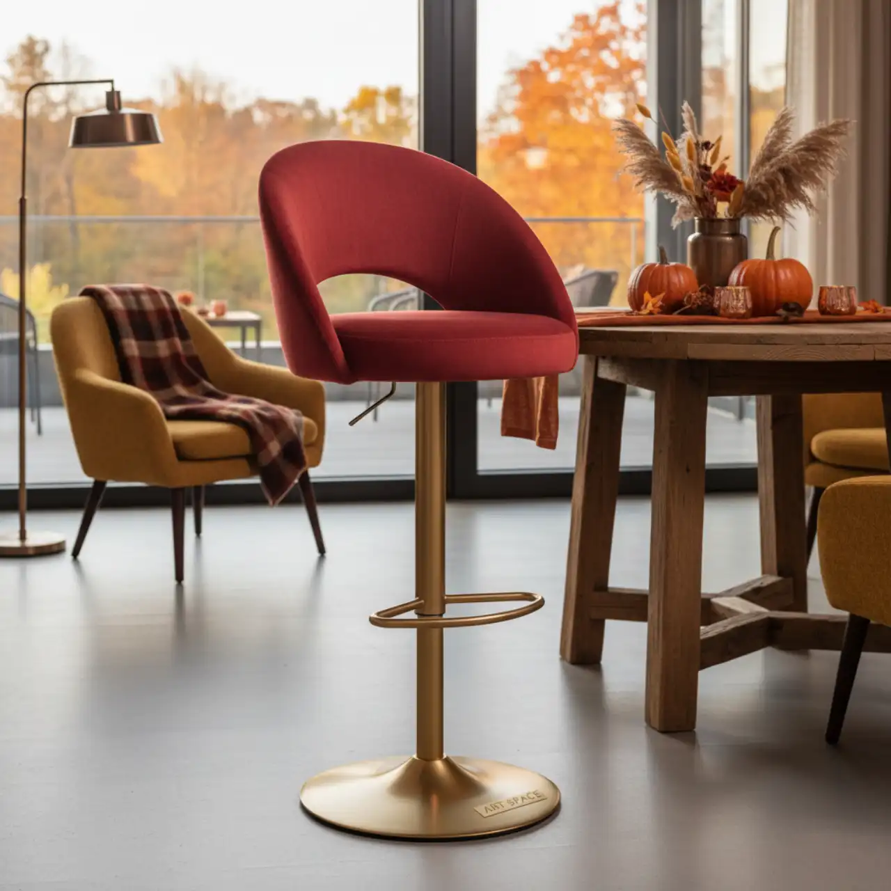 Барный стул Morbido Red