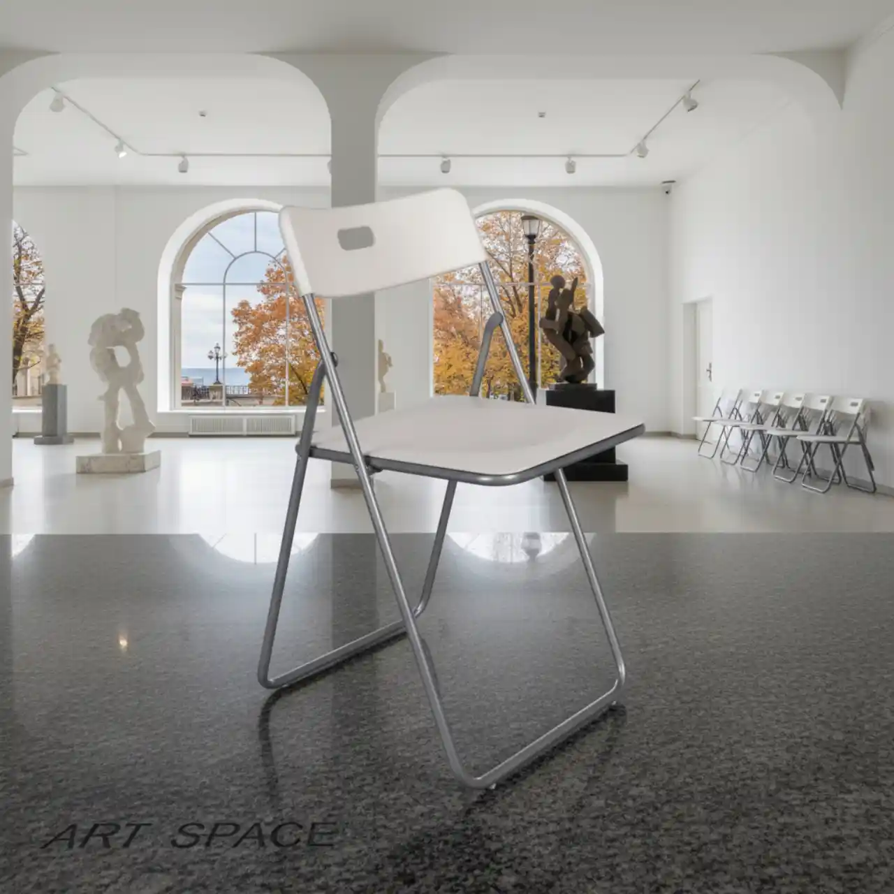 Стулья складные РФ ГУНДЕ белый