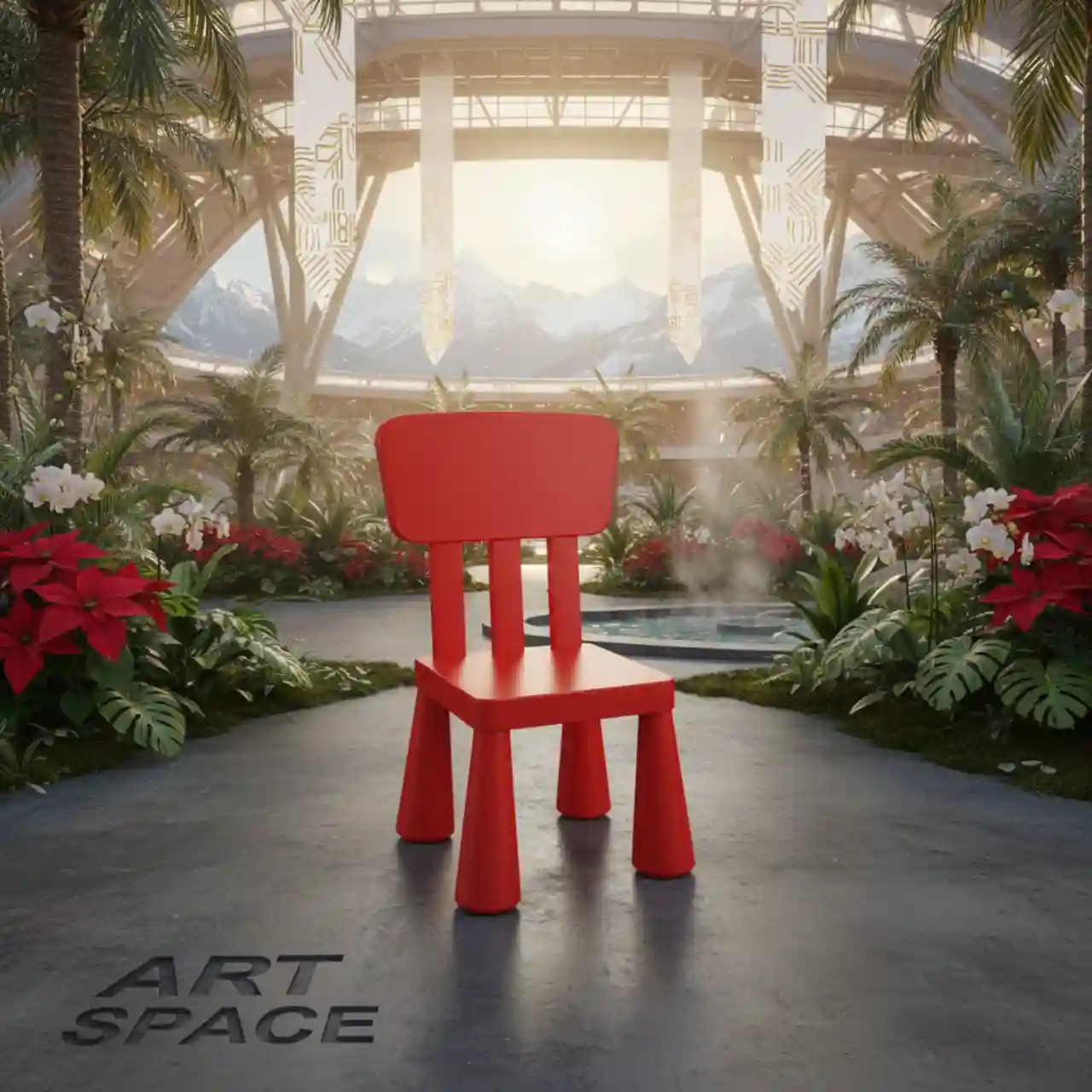 Стулья для детей красные