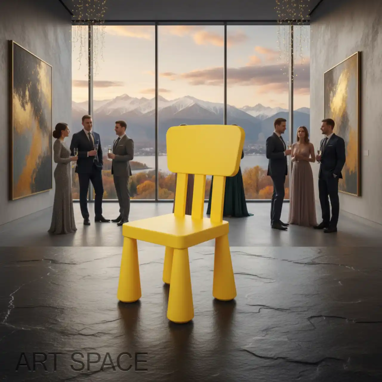 Стулья для детей желтые