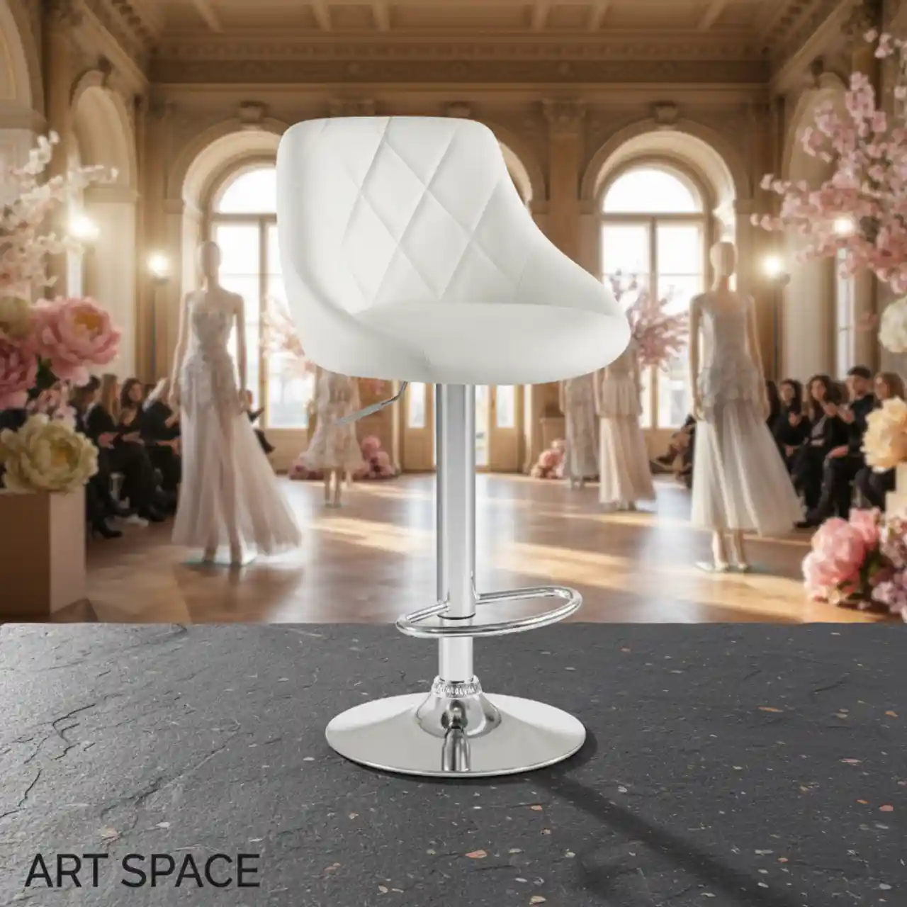 Стулья барные LOG светлые