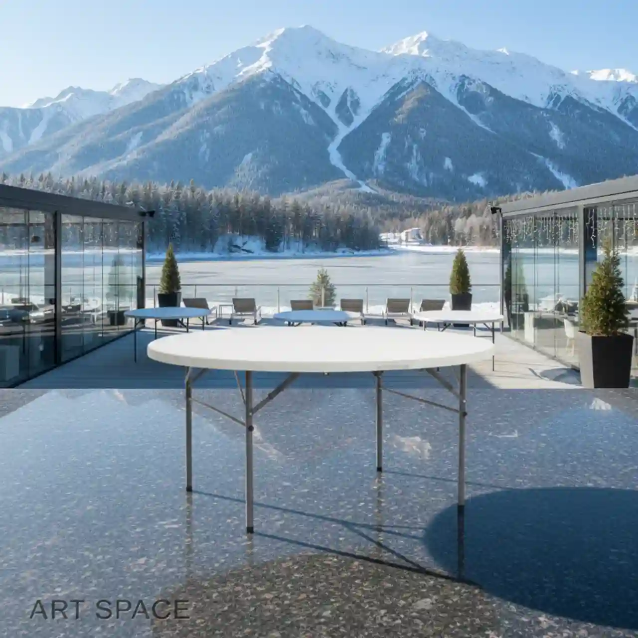 Столы банкетный 160 см., всепогодные