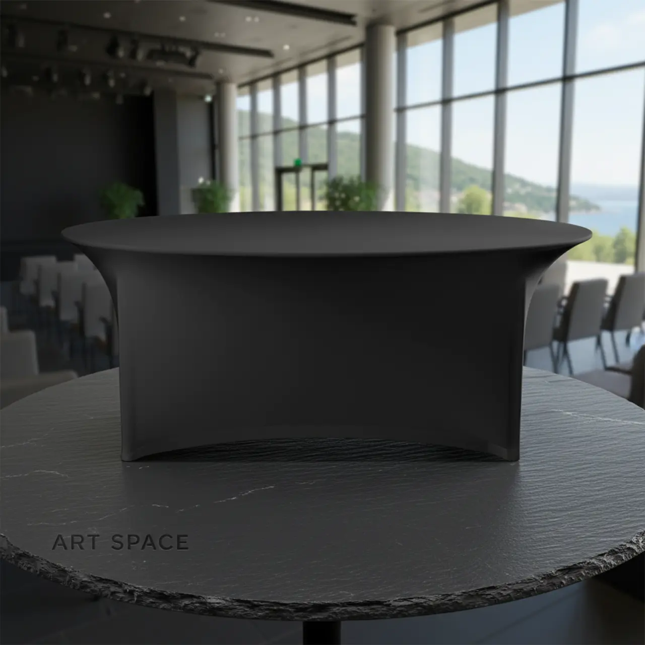 Чехлы стрейч для круглых столов