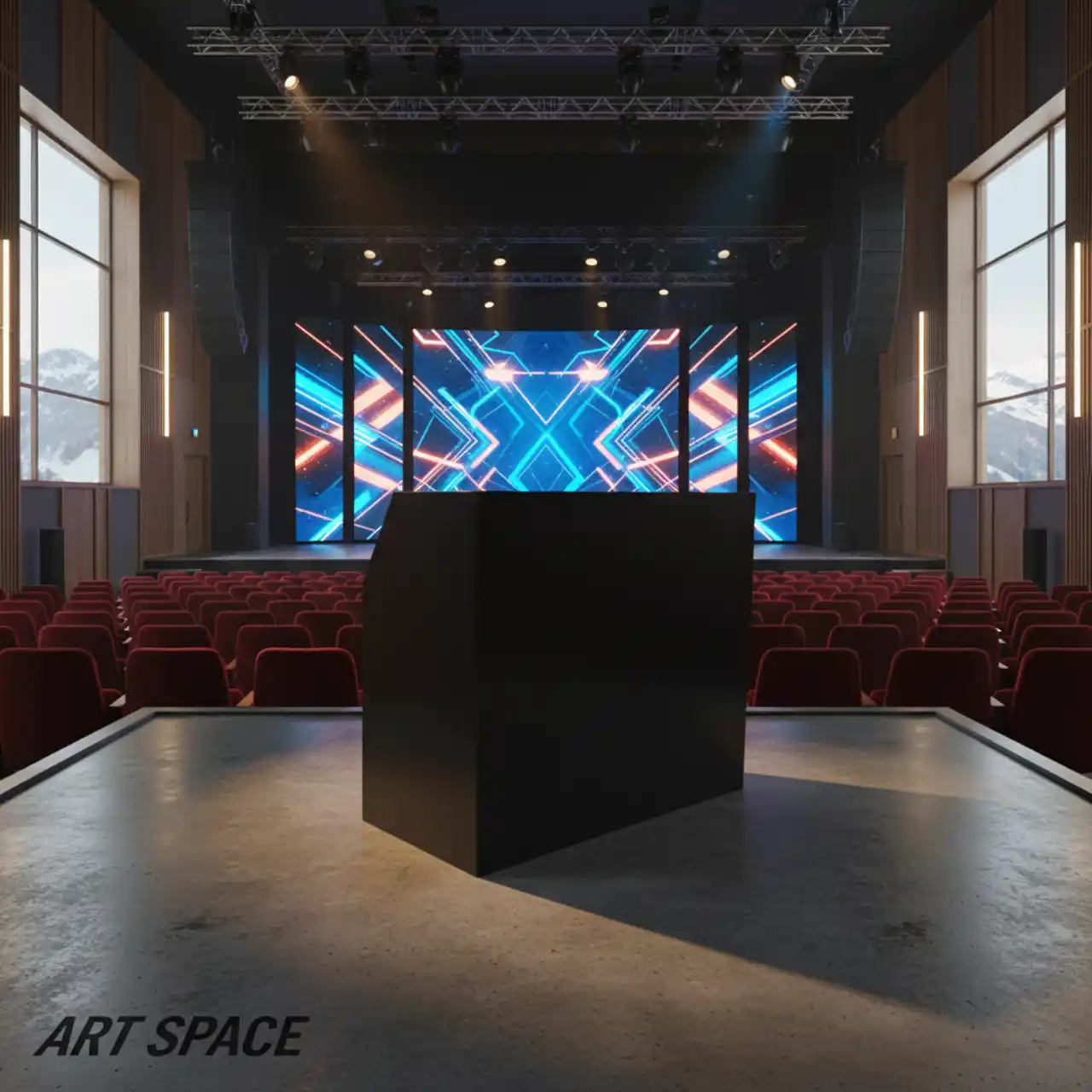 Стойки, ресепшен секционная (состоит из одной секции)Для помещений и улицы