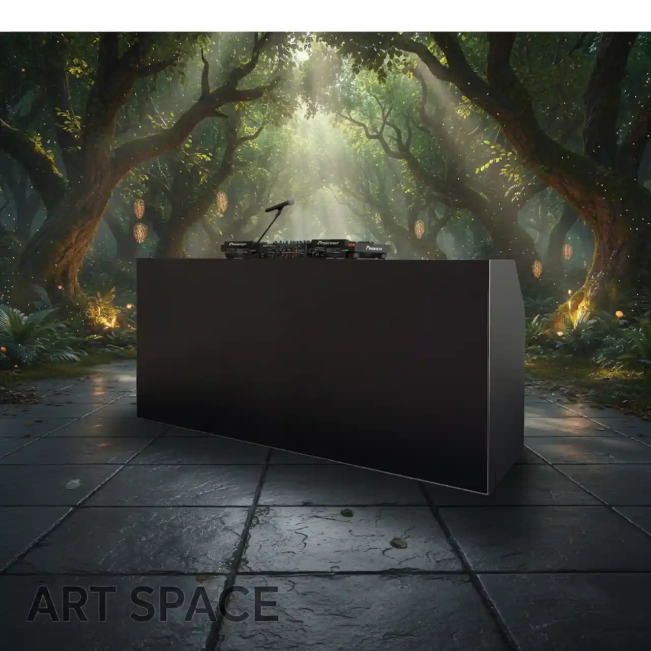 Стойки, ресепшен секционная (состоит из двух секций) для помещений и улицы