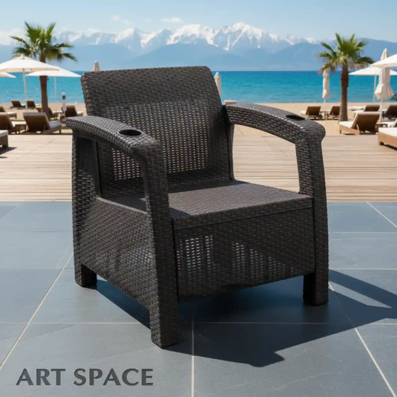 Кресло под ротанг