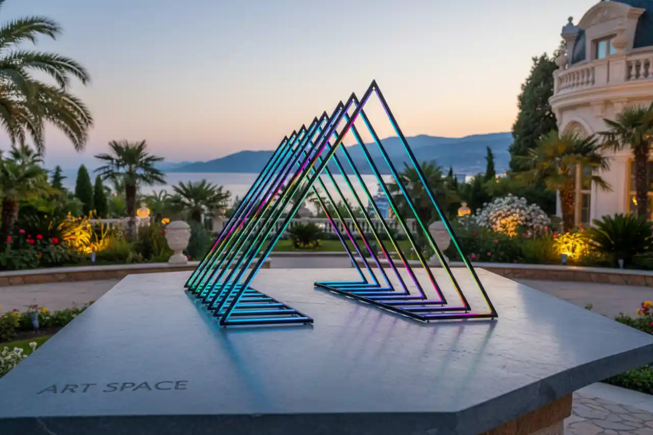 LED Portal Gate «Triangle» — световые портальные ворота