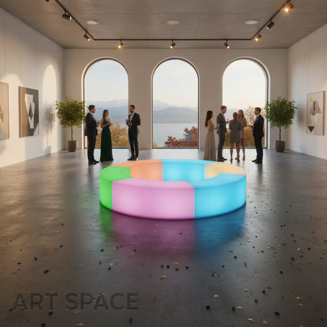 Банкетки – скамейки светящиеся LED RGBW подсветка