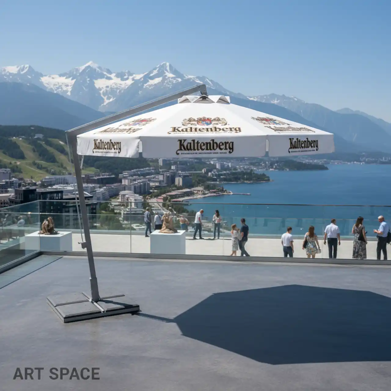 Изготовление куполов для уличных зонтов