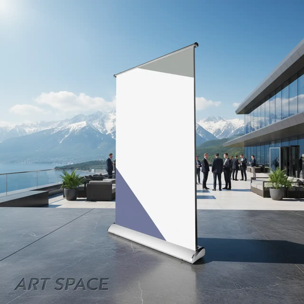 Стенды Каплевидный Roll Up 100х200 см.