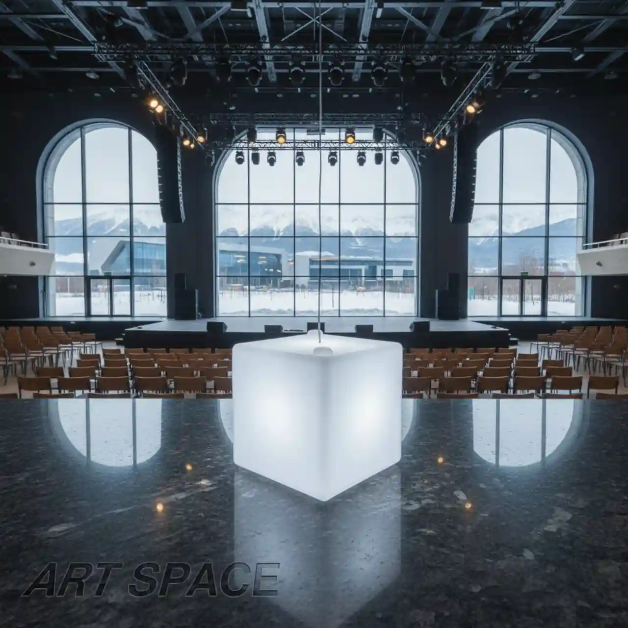 40х40 см. Подвесные КУБЫ светильники LED RGBW подсветка