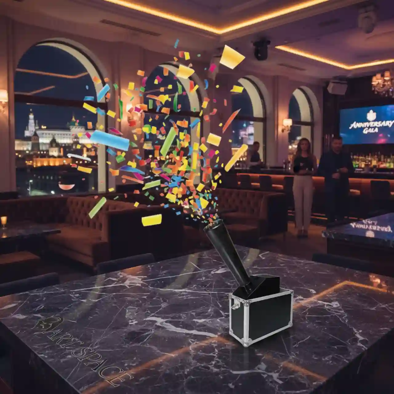 Конфетти машины