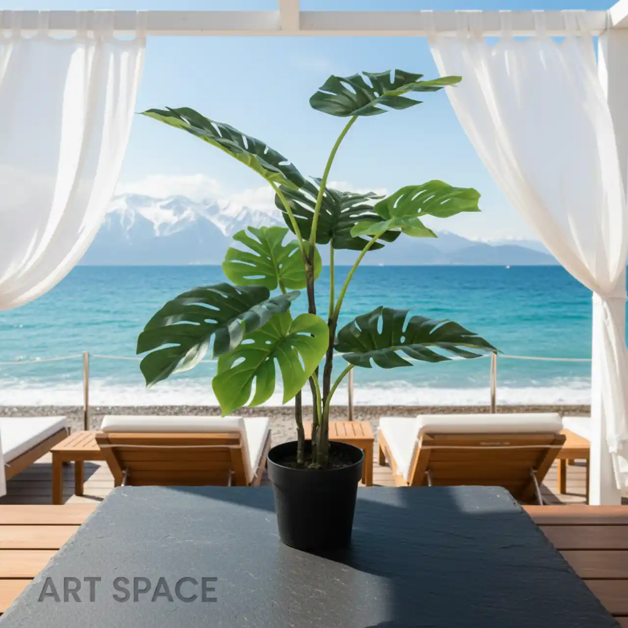 Монстера ФЕЙКА, искусственные растения