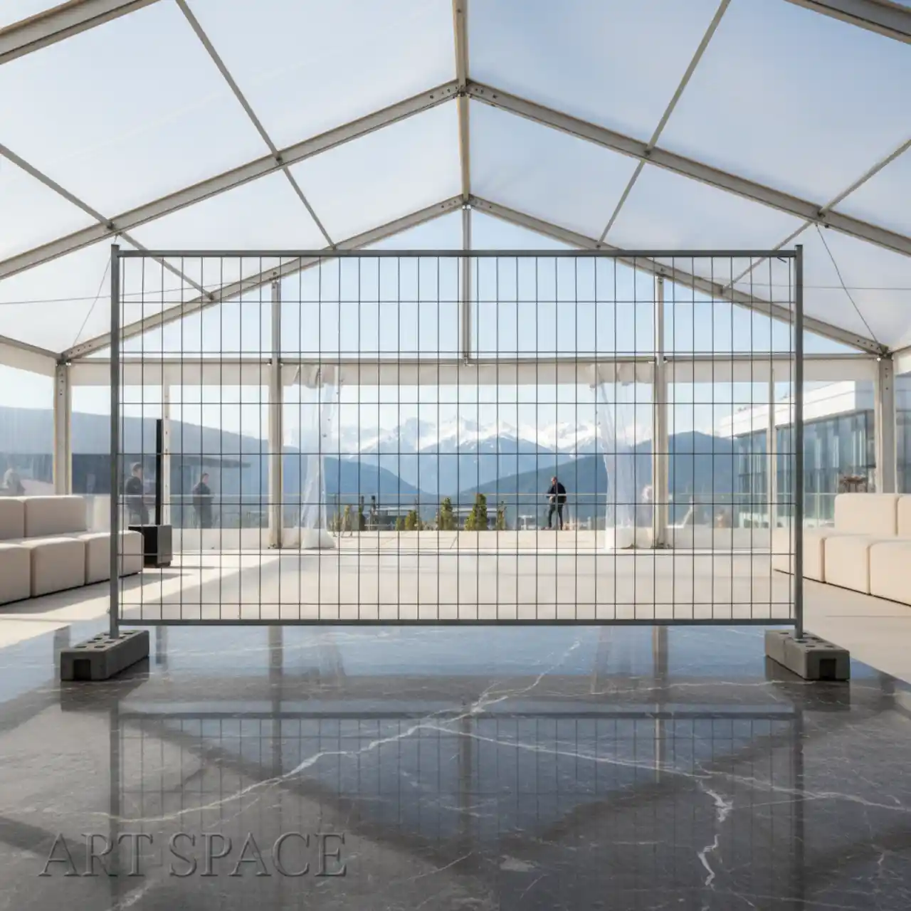 Ограждения временные HERAS херас (секции заборов)