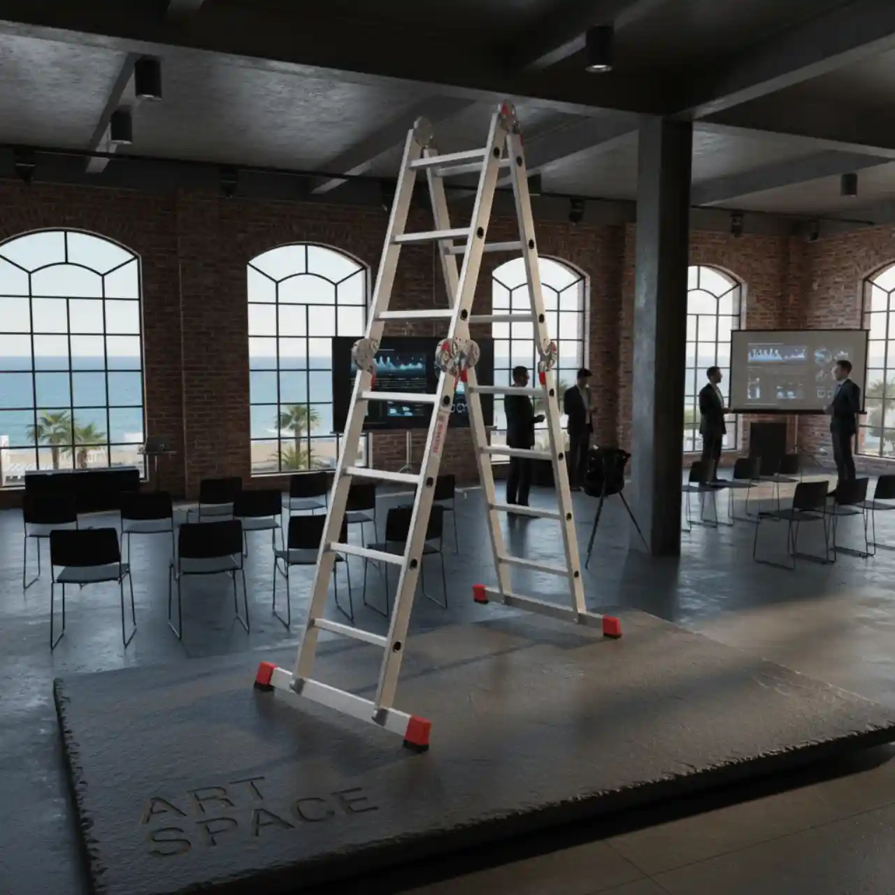 Лестницы стремянки трансформеры