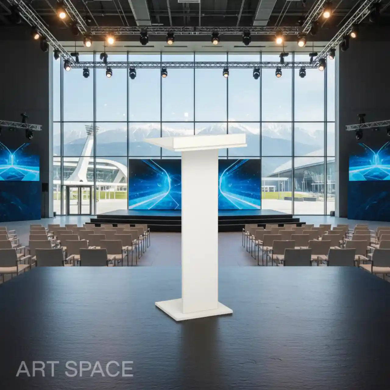 Трибуны (кафедры для выступления) спикера