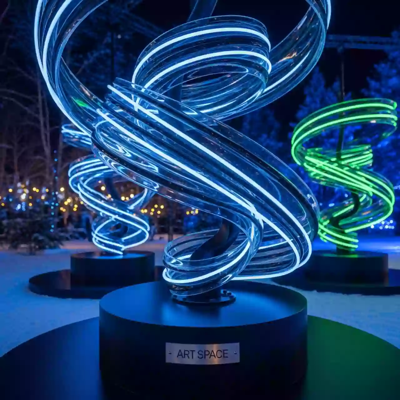 Аренда Аэроменов и аэрофонтанов с брендированием в Skypark Sochi — ART SPACE