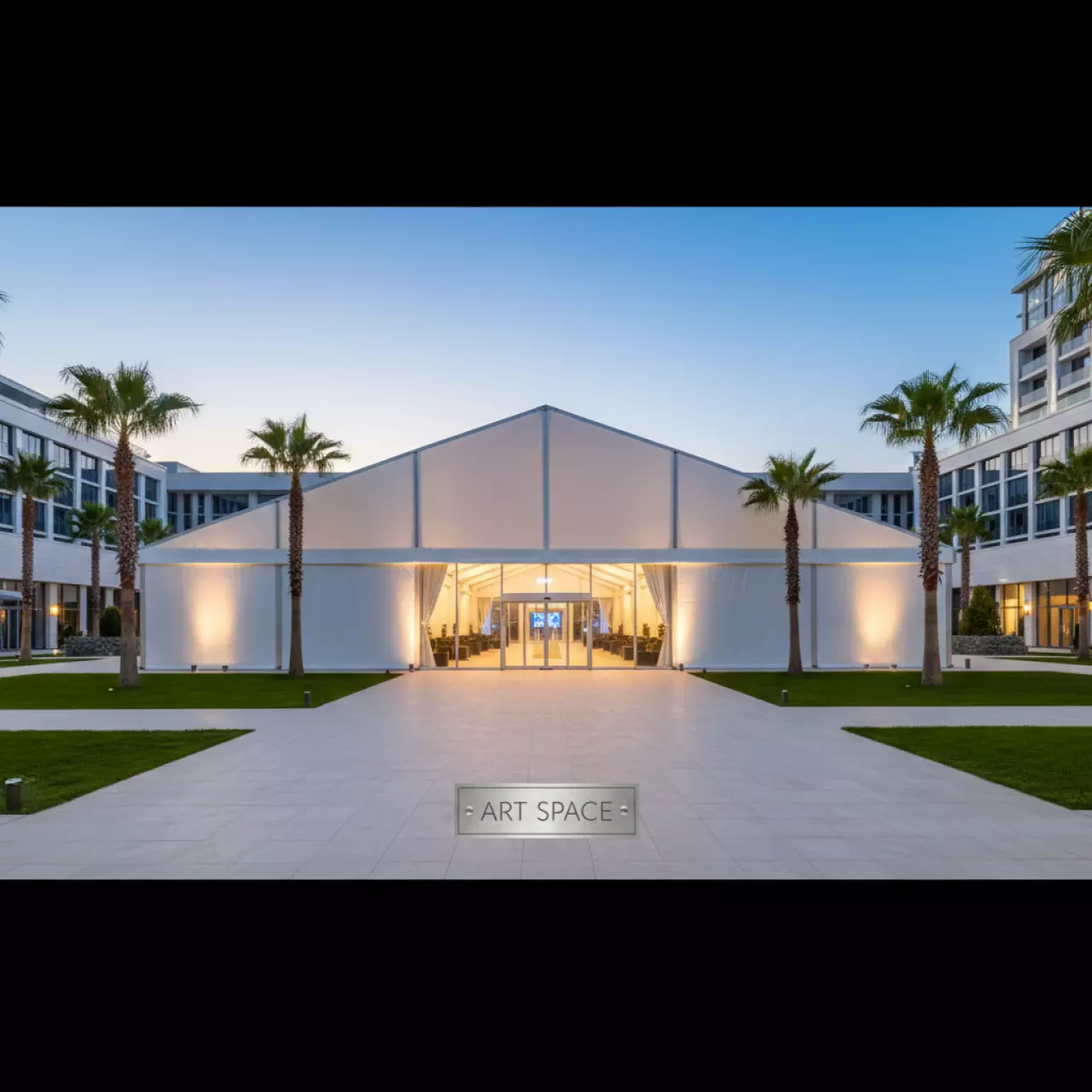 Аренда Ангар утепленный двухслойный тентовый 18х30 м в Cosmos Sochi Hotel — ART SPACE