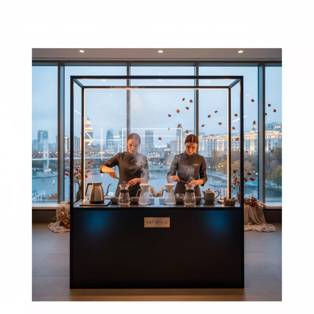 Аренда Анимационная станция чайная церемония в Mercure Сочи Центр — ART SPACE