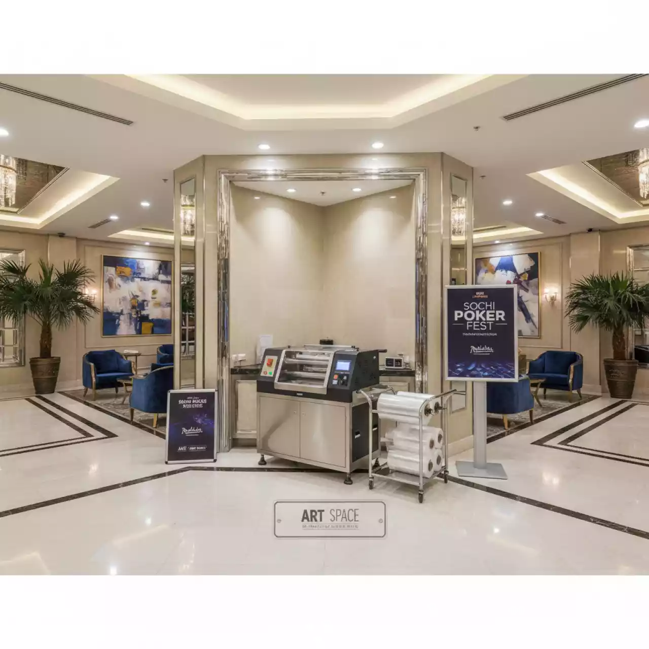 Аренда Аппарат термоусадочный HL BSF 5540A в отеле Radisson Lazurnaya — ART SPACE