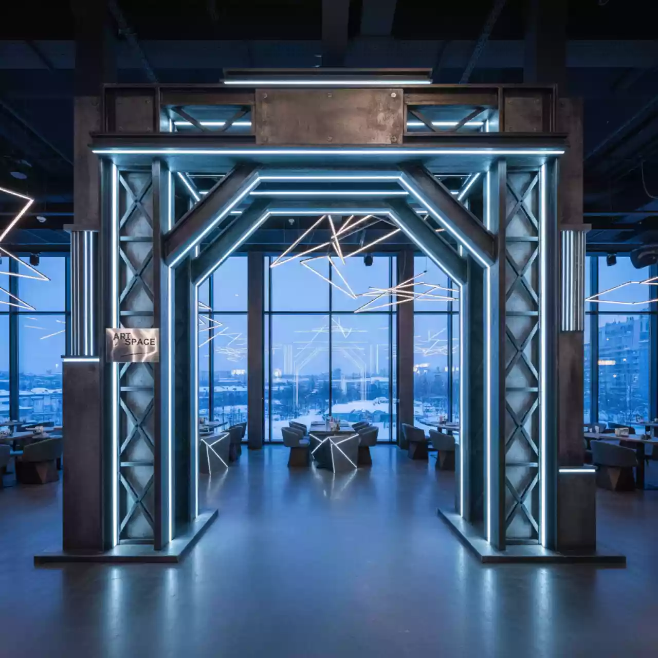 Аренда Арка 10х10 м в ресторане «Высота 5642» — ART SPACE