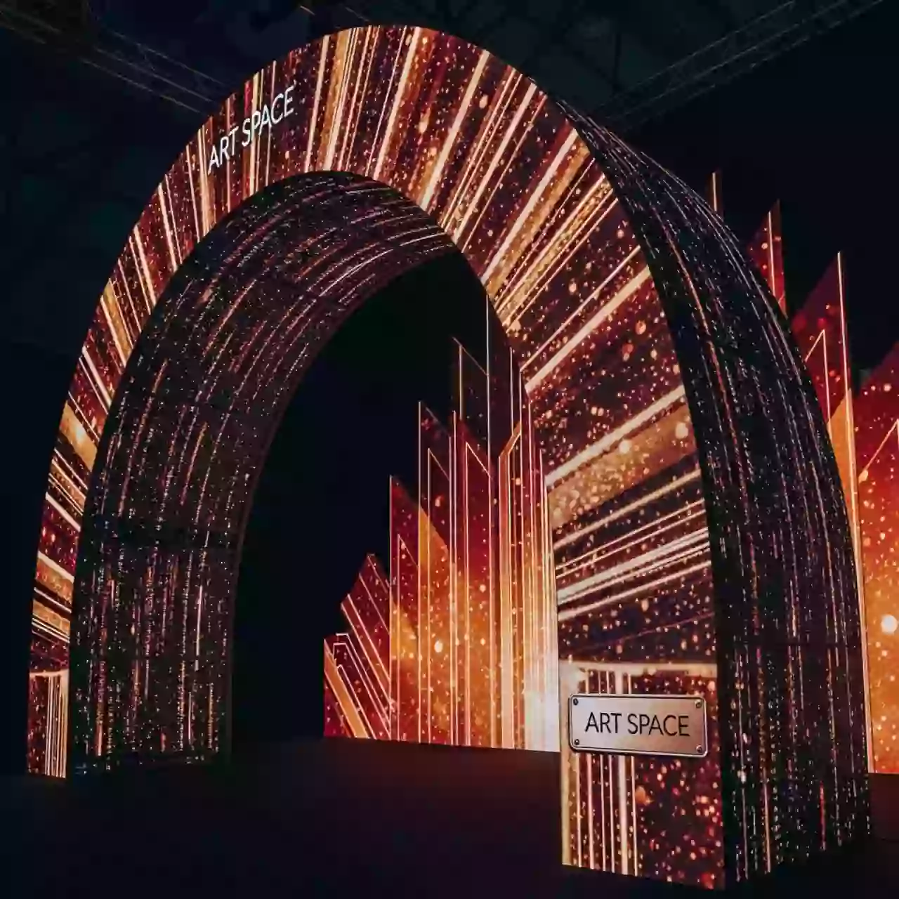 Аренда Арка LED Involight Arch 300T в ледовом дворце «Роза Хутор» — ART SPACE