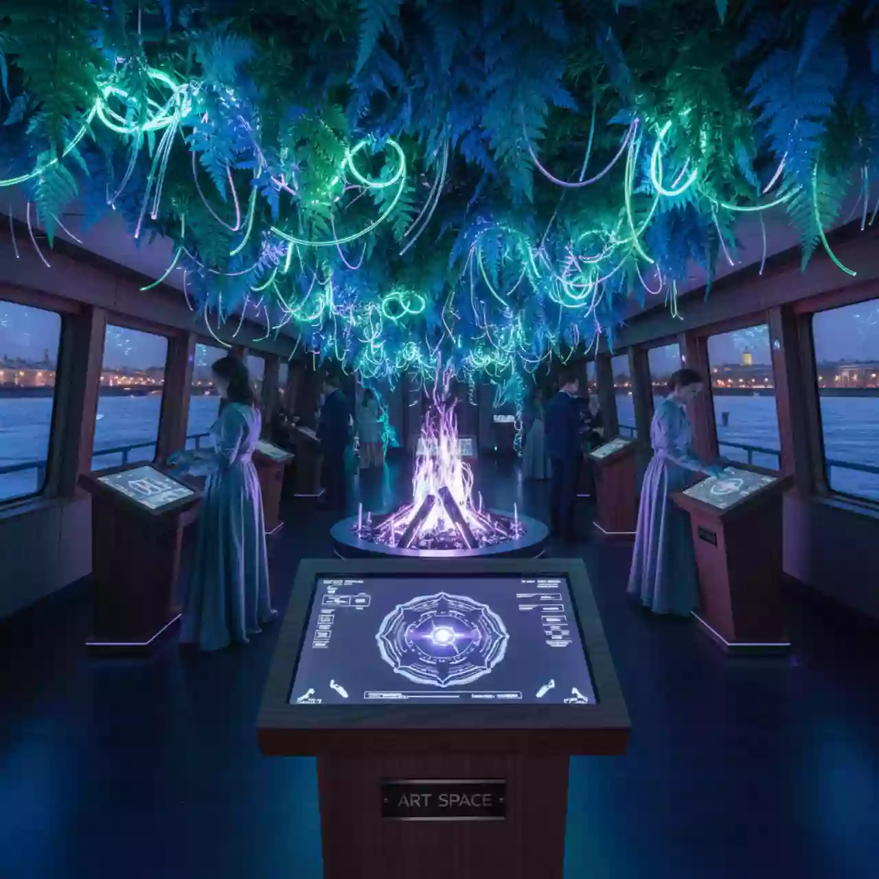 Аренда Аттракционы на Иван Купала на теплоходе «Дагомыс» — ART SPACE