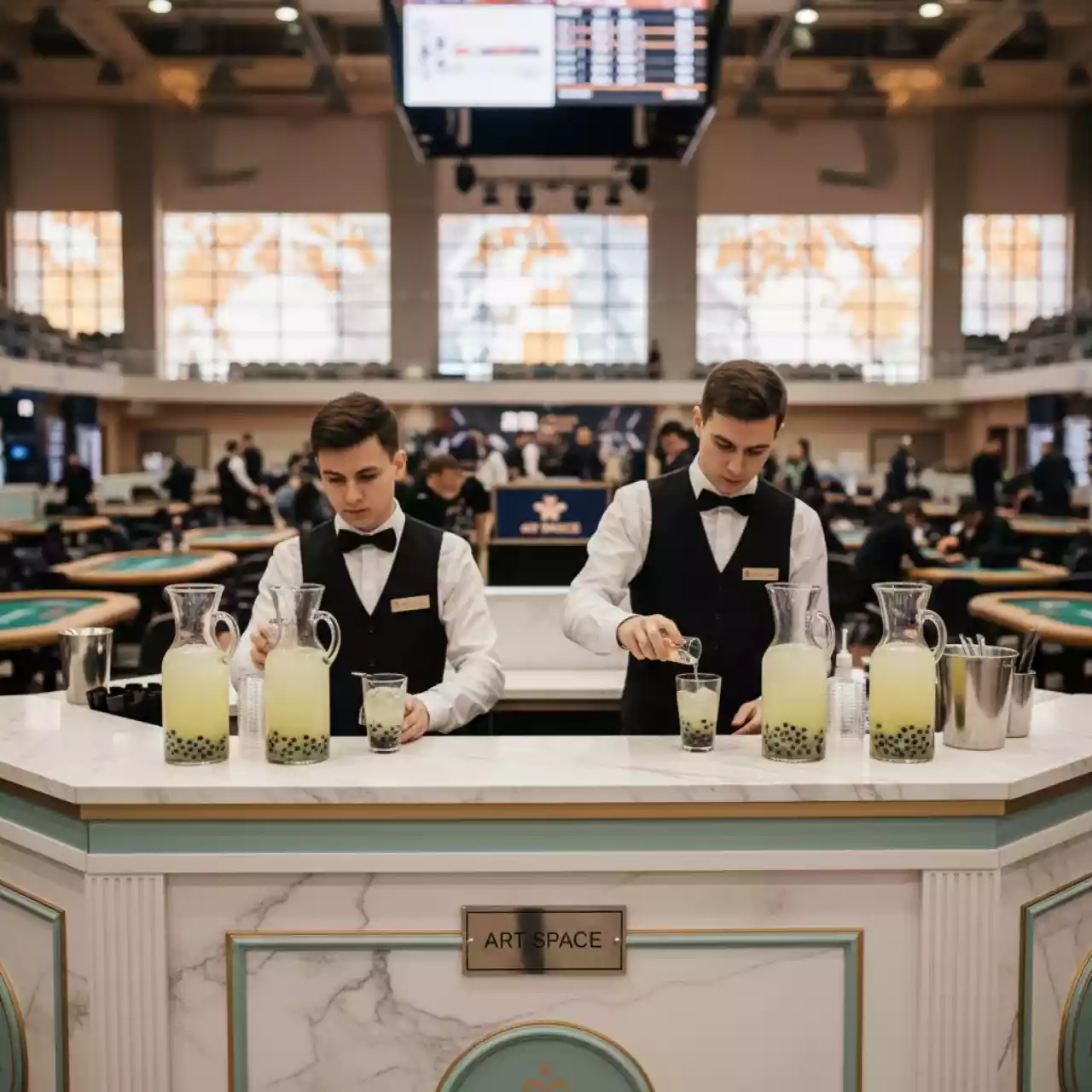 Аренда Бабл ти жасмин и дыня в ледовой арене «Шайба» — ART SPACE