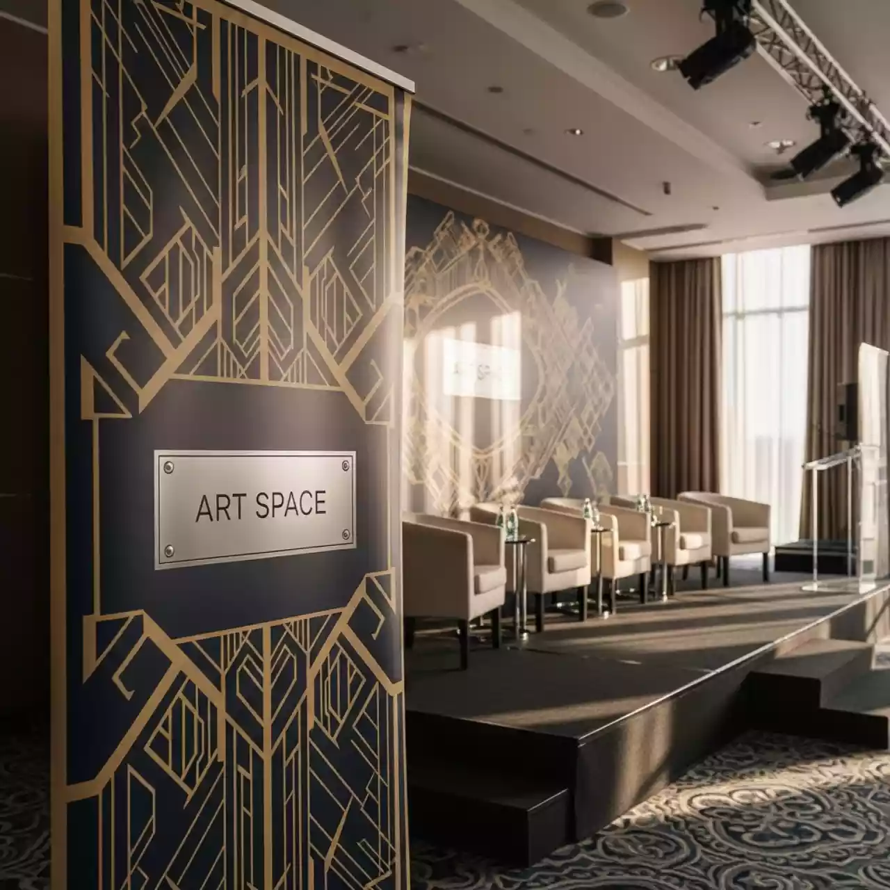 Аренда Баннерный стенд 3х2 м в Sochi Marriott Krasnaya Polyana — ART SPACE