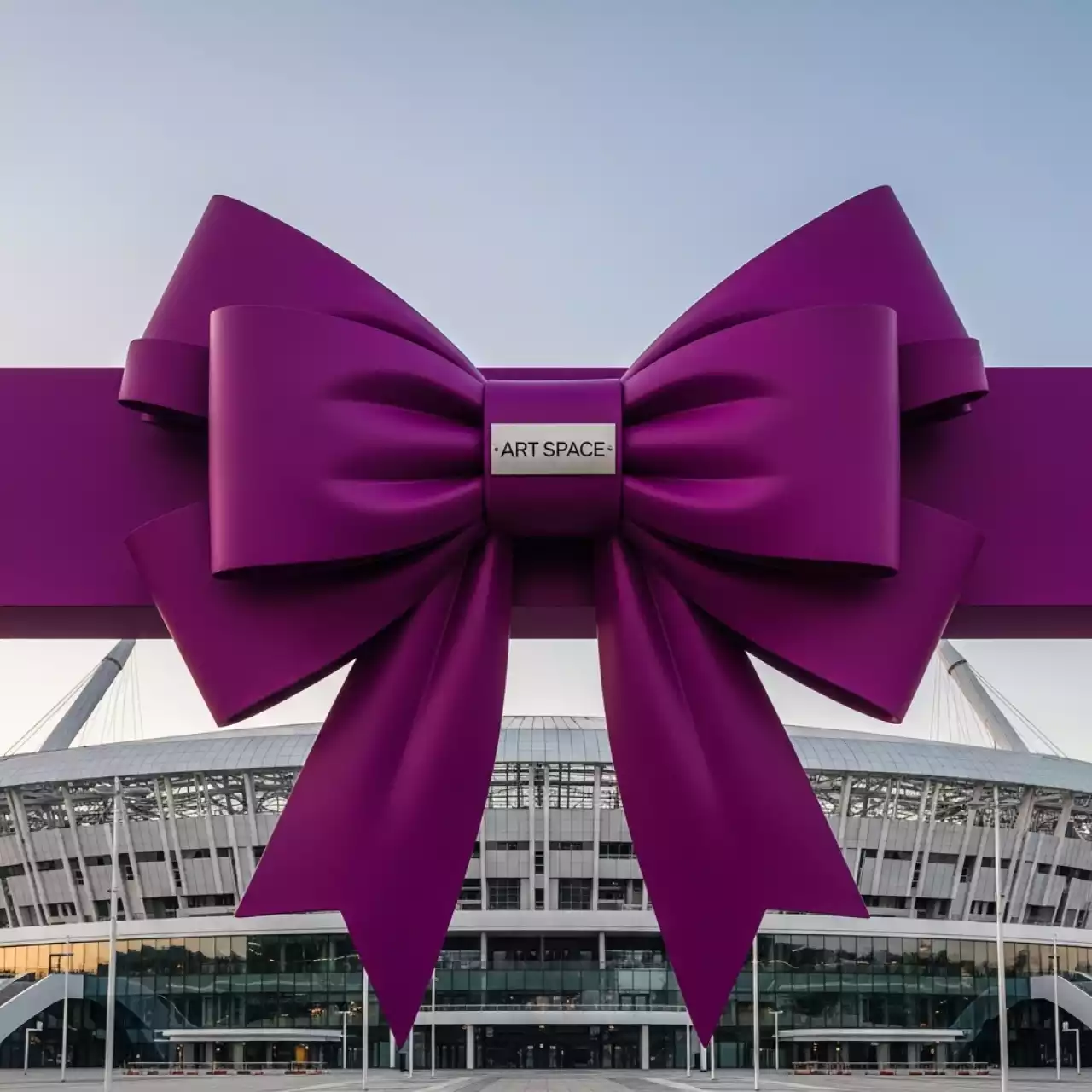 Аренда Бант пурпурно розовый в VK Stadium Sirius