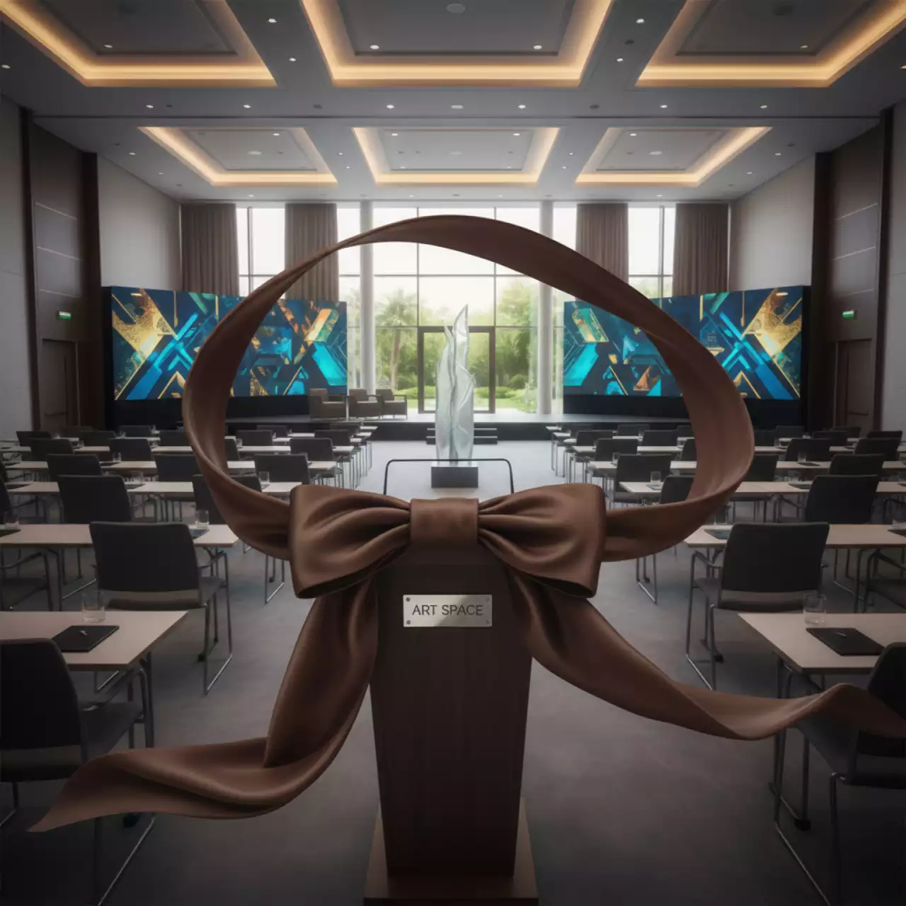 Аренда Бант шоколадный 17,5х276 см в Сочи Парк Отеле — ART SPACE