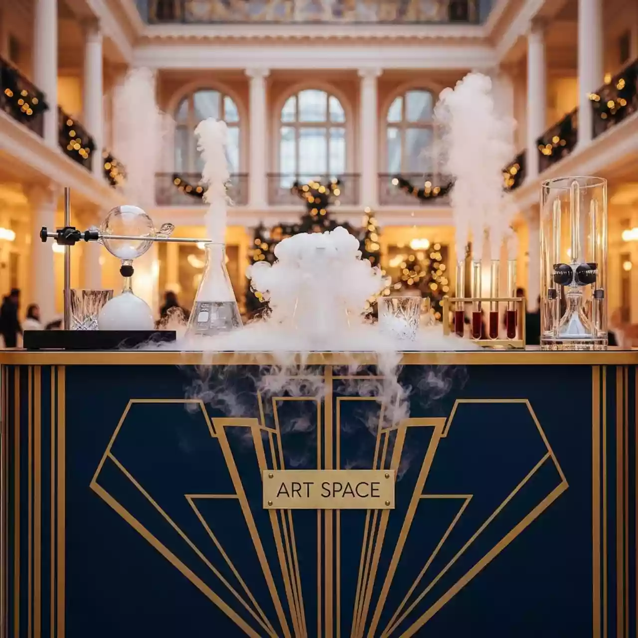 Аренда Бар новогодняя химия в санатории «Металлург» — ART SPACE