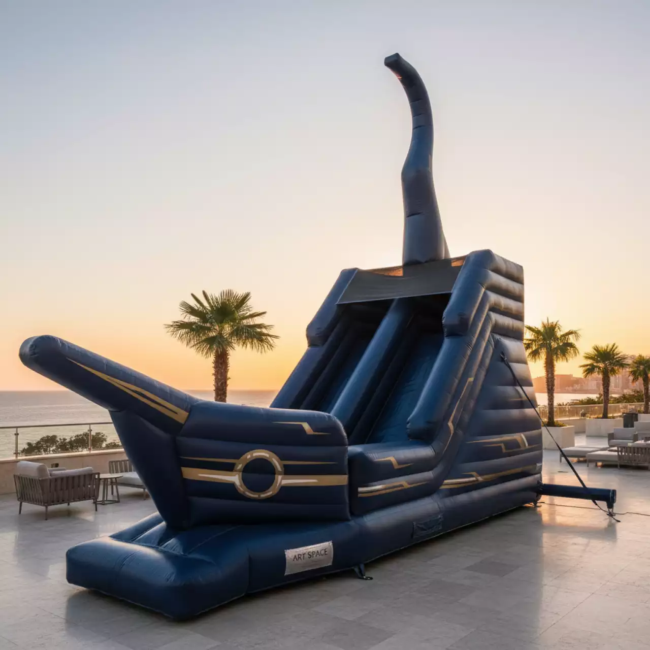 Аренда Батут с горкой Пират в City Park Hotel Sochi — ART SPACE