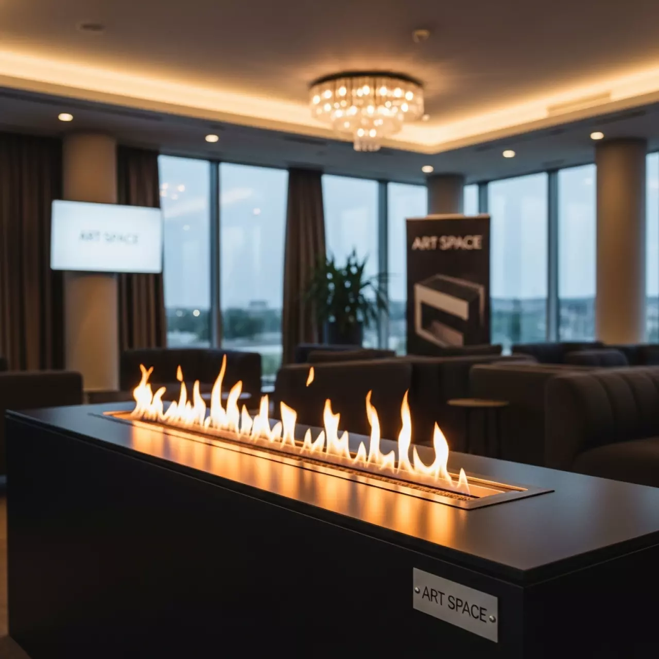 Аренда Биокамин Sirius 1500 Long в Mercure Сочи Центр — ART SPACE