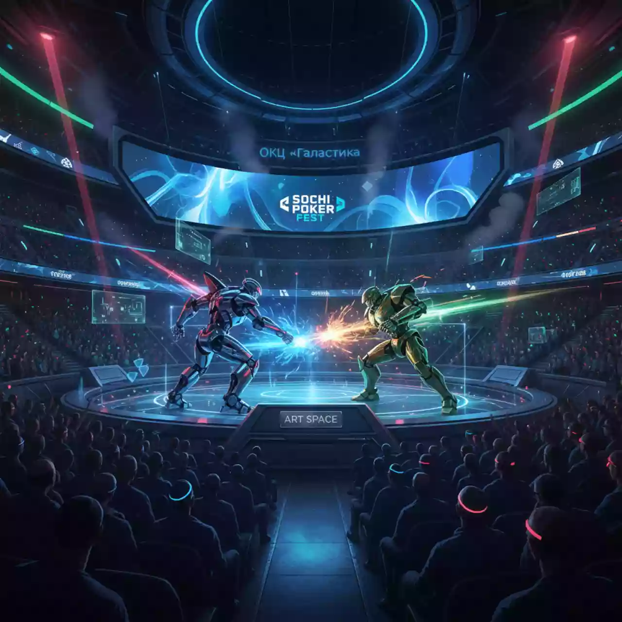 Аренда Битва роботов или восстание машин в ОКЦ «Галактика» — ART SPACE